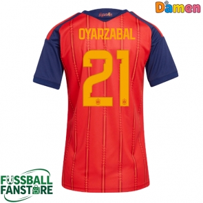 Spanien Mikel Oyarzabal #21 Replik Heimtrikot Damen WM 2026 Kurzarm